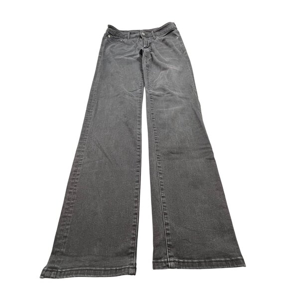 American Eagle Mens 28x32.5 Next Level Flex Grey Jeans Skinny Dark Rocker Prep - Picture 2 of 12